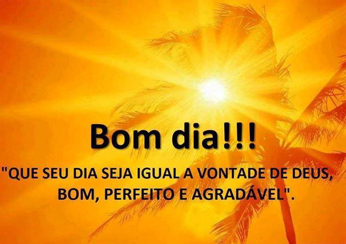 Bom dia!!