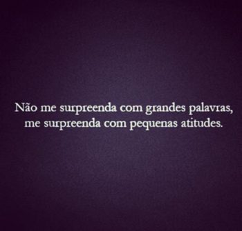 Pequenas atitudes