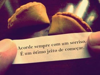 Acorde com um sorriso