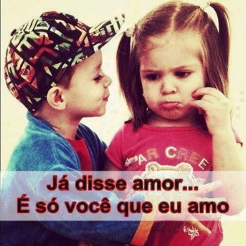 Já disse amor…