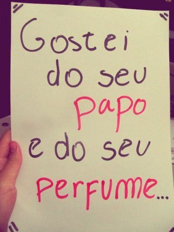 Papo e perfume