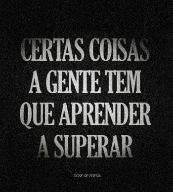 Aprendendo a superar