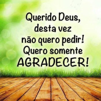 Agradecimento a Deus