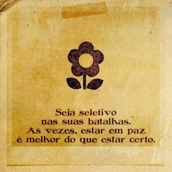 Seja seletivo