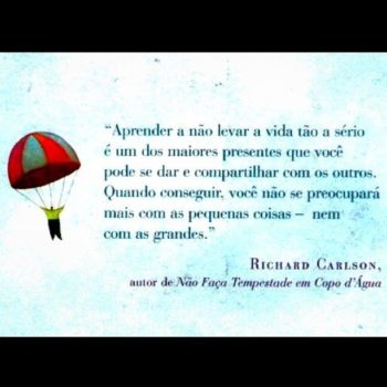 Não levar a vida tão a sério