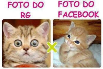 Foto do RG x Foto do Facebook