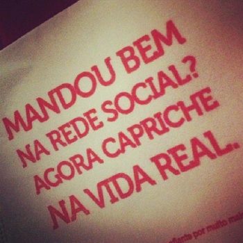 Mandou bem na rede social?