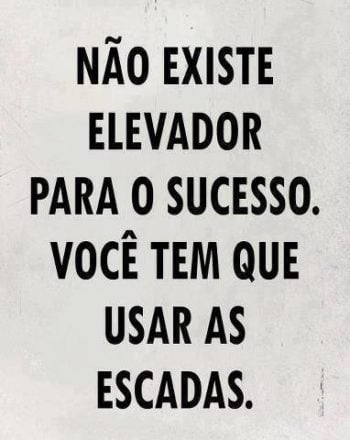 Elevador para o sucesso?