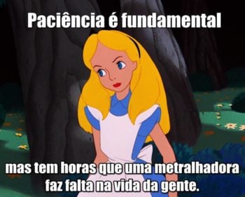 Paciência é fundamental