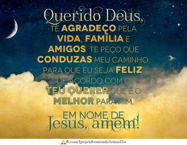 Querido Deus, te agradeço