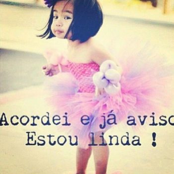 Acordei e já aviso