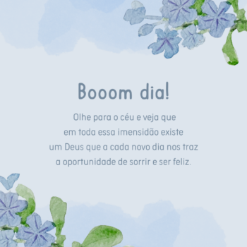 Boooom dia!