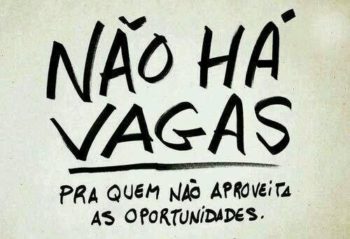 Aproveite as oportunidades