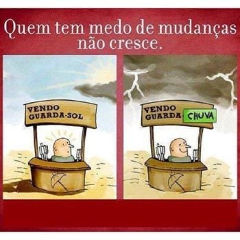 Quem tem medo de mudanças