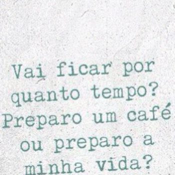 Vai ficar por quanto tempo?