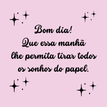 Bom dia