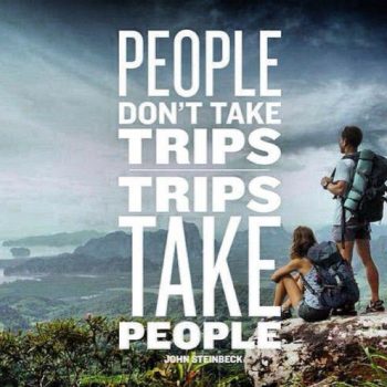 People don’t take trips