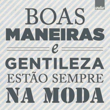 Boas maneiras