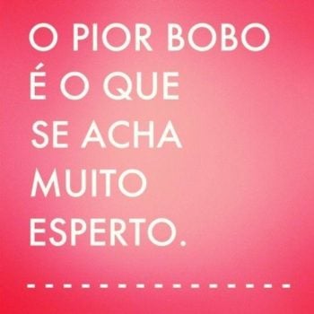 O pior bobo