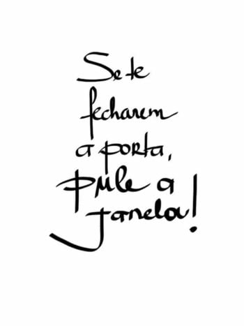 Pule a janela