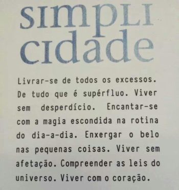 Simplicidade