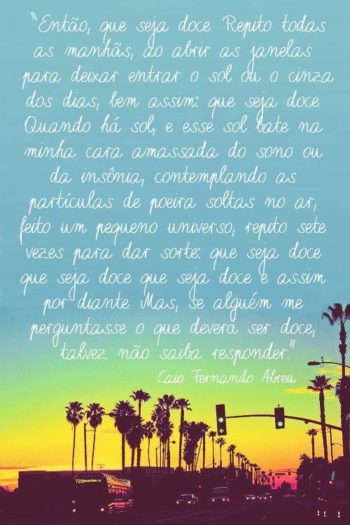 Que seja doce