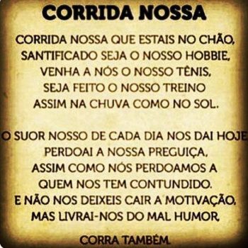 Corrida nossa