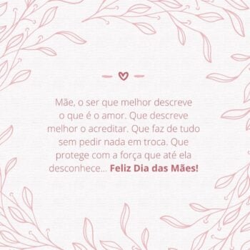 O ser mãe