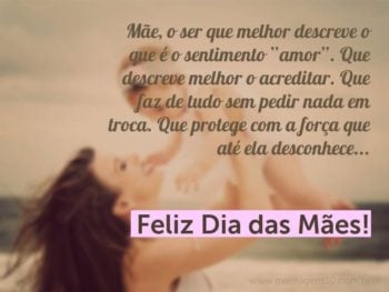 O ser mãe