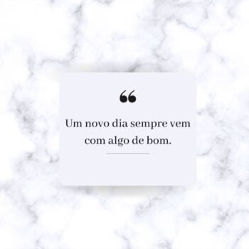 Algo de bom