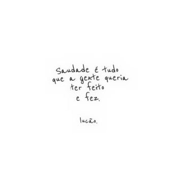 Saudade é…