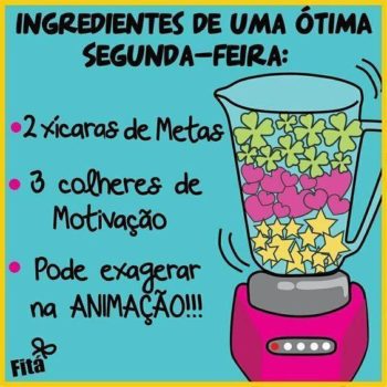 Receita para a segunda-feira