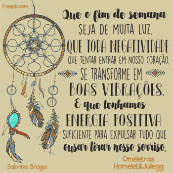 Muita luz e energia positiva