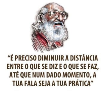 A distância entre a prática e a fala