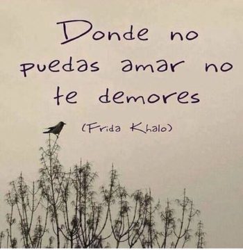 No te demores