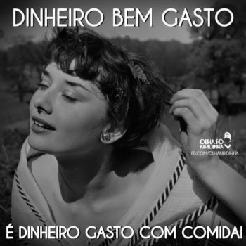 Dinheiro gasto com comida