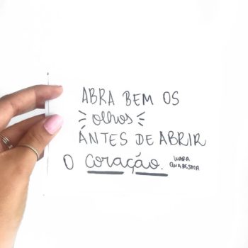 Abra bem os olhos