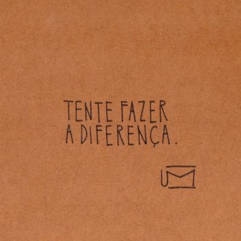 Tente fazer a diferença