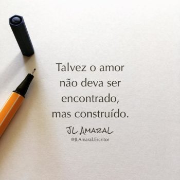 Talvez o amor não deva ser encontrado