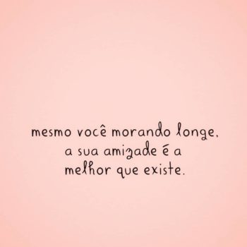 Mesmo você morando longe