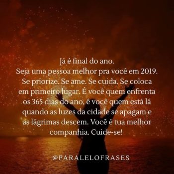 Já é final do ano