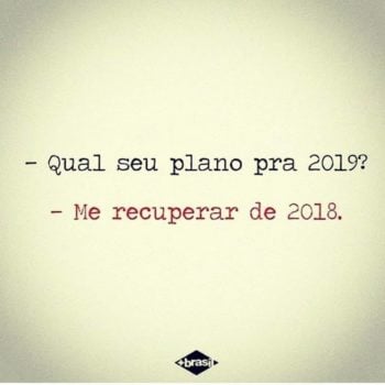 Plano para 2019
