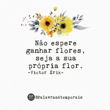 sua própria flor