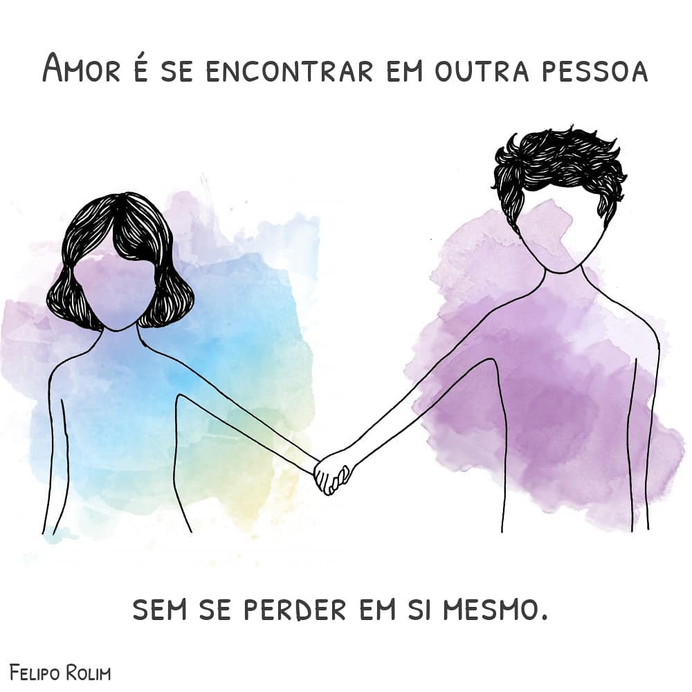 Amor é se encontrar em outra pessoa sem se perder em si mesmo. 