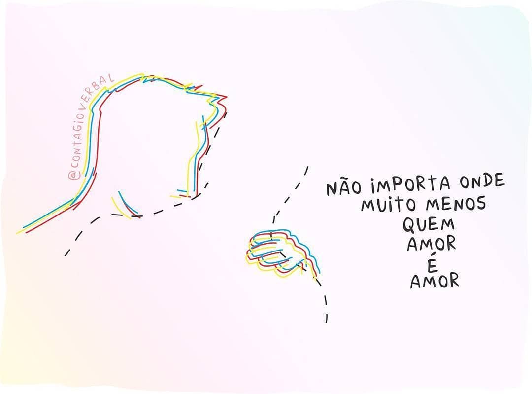 Não importa onde. Muito menos quem. Amor é amor. 