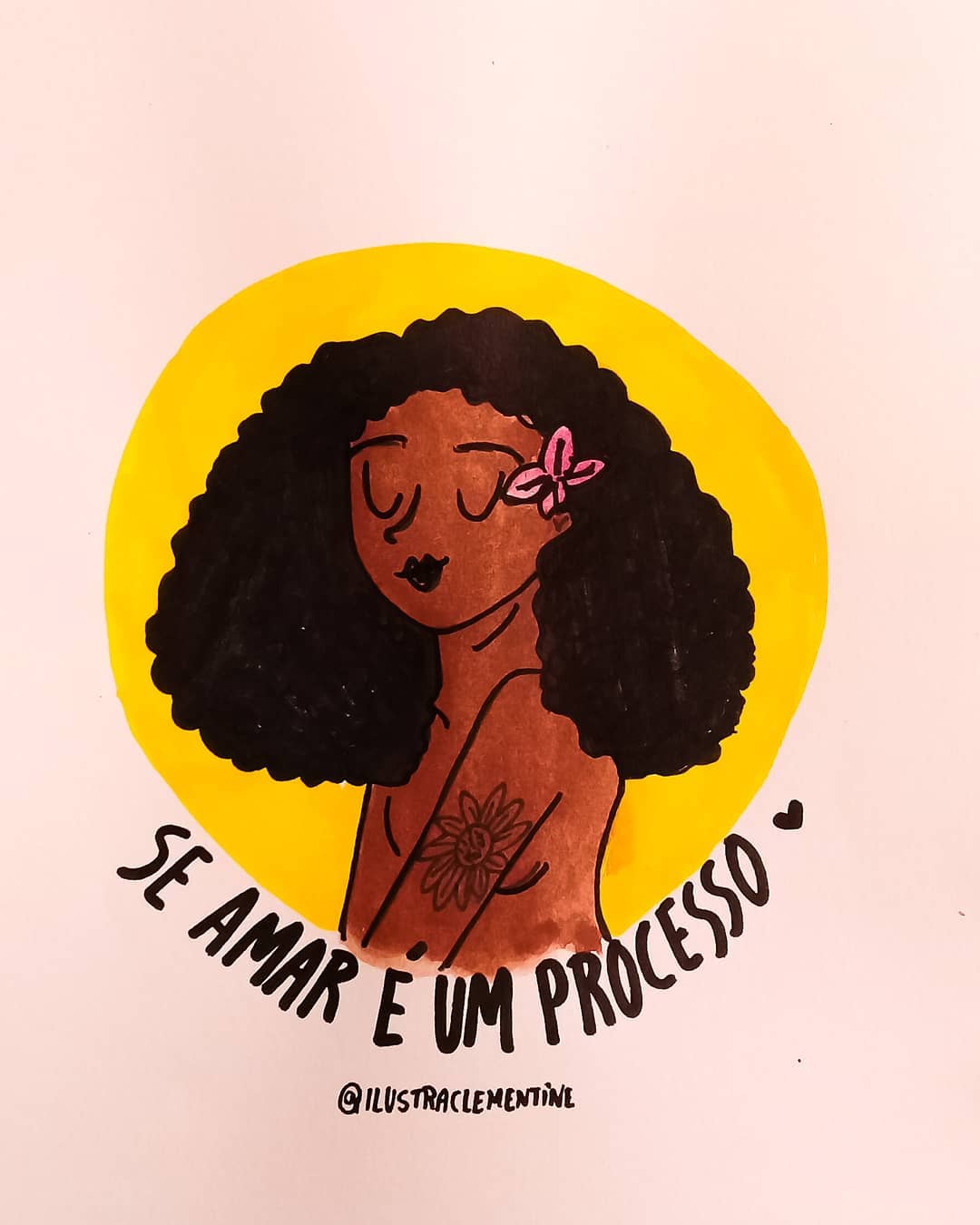 Se amar é um processo.