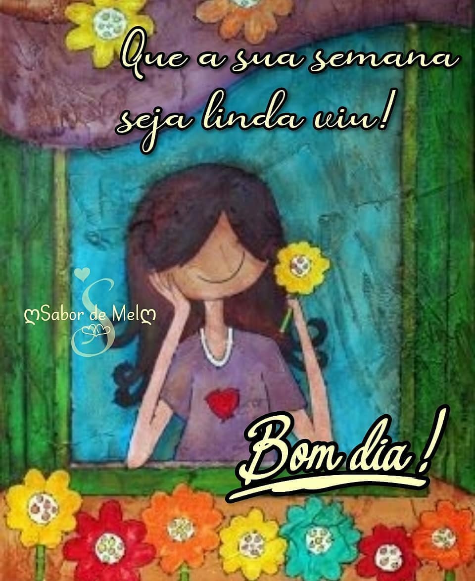 Que a sua semana seja linda viu! Bom dia! 