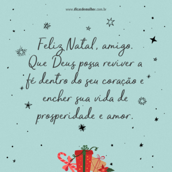 Feliz Natal, amigo