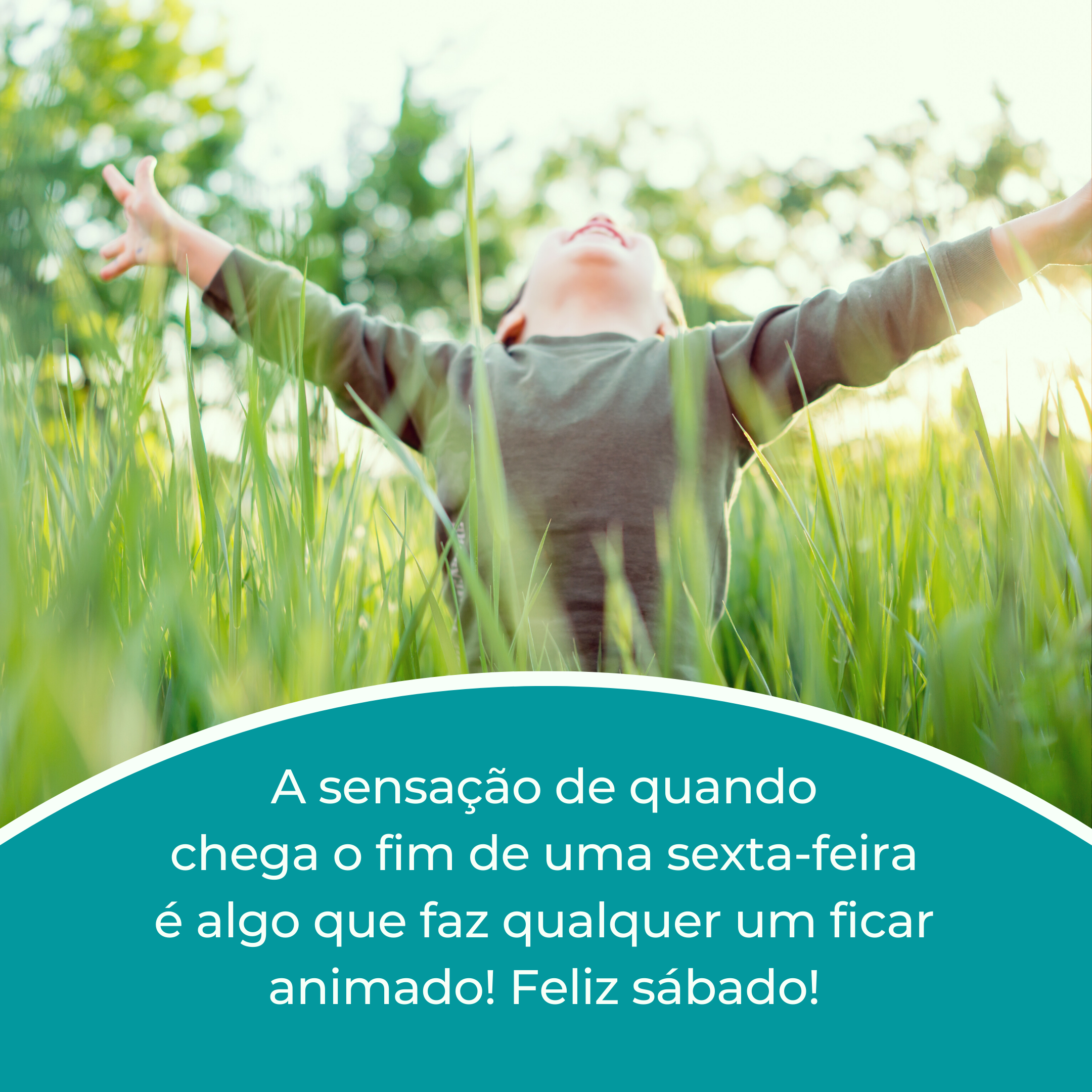 A sensação de quando chega o fim de uma sexta-feira é algo que faz qualquer um ficar animado! Feliz sábado!