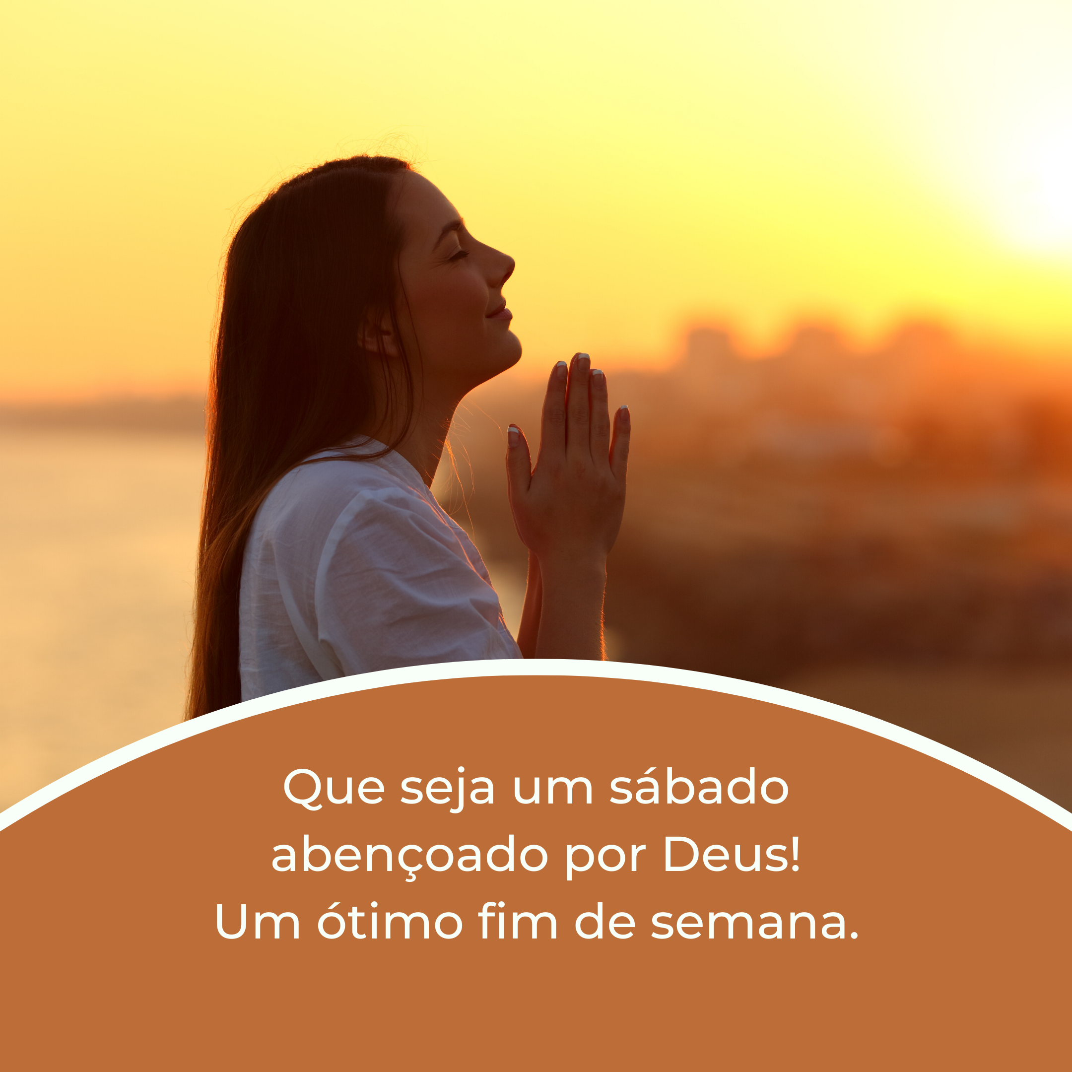 Que seja um sábado abençoado por Deus! Um ótimo fim de semana.